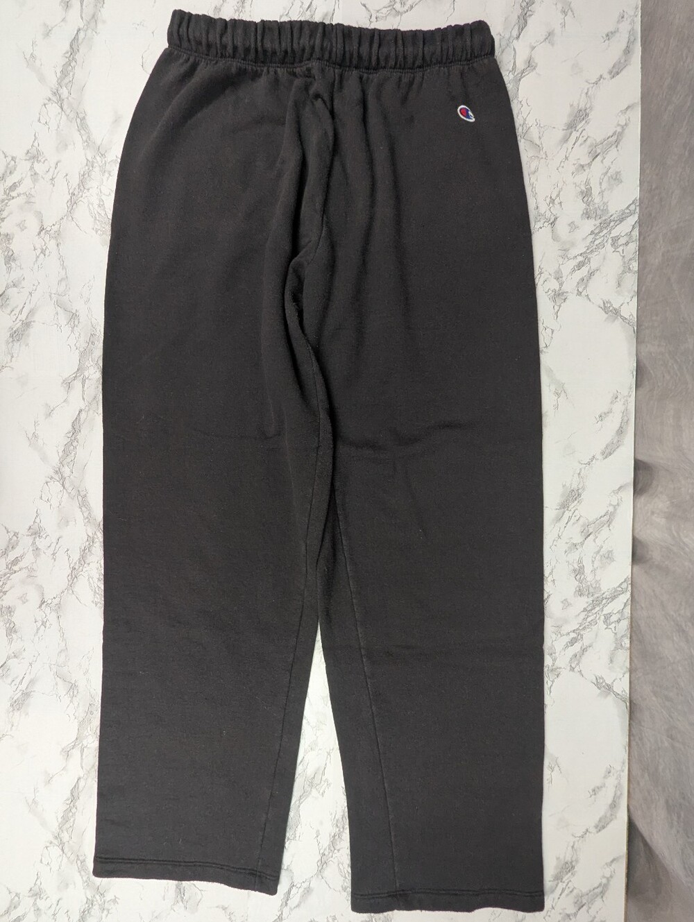 Champion Eco Powerblend Open Bottom Sweatpants Black Size Large